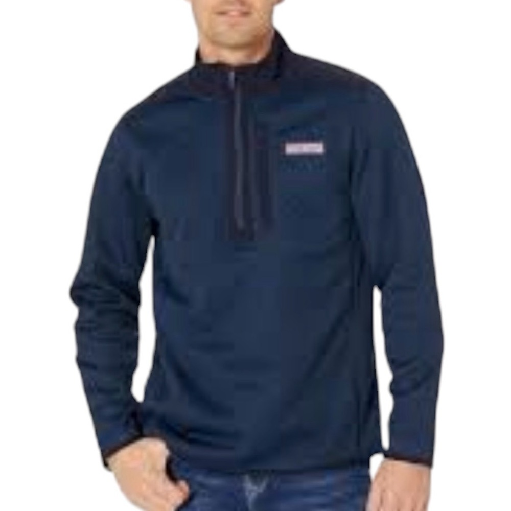 Vineyard Vines, 3/; Zip Knit Fleece Lined Pull Over